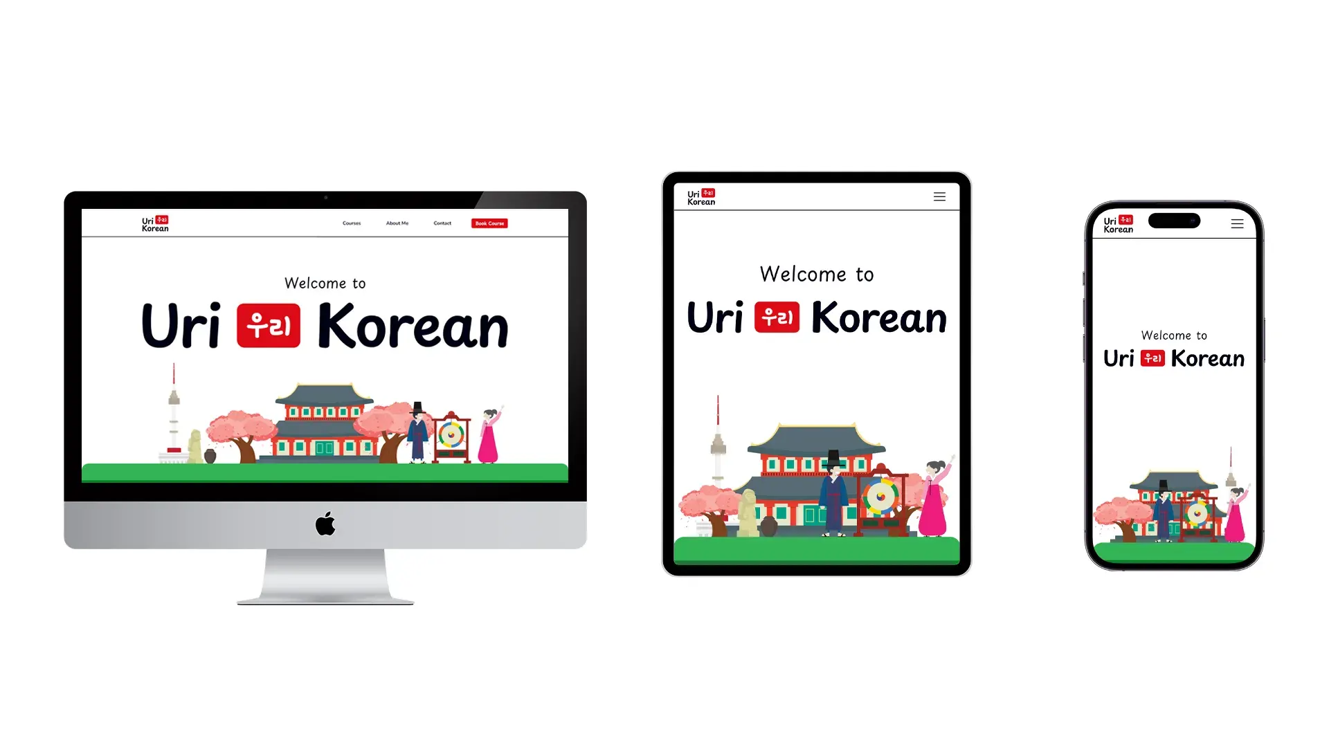 uri korean mockup