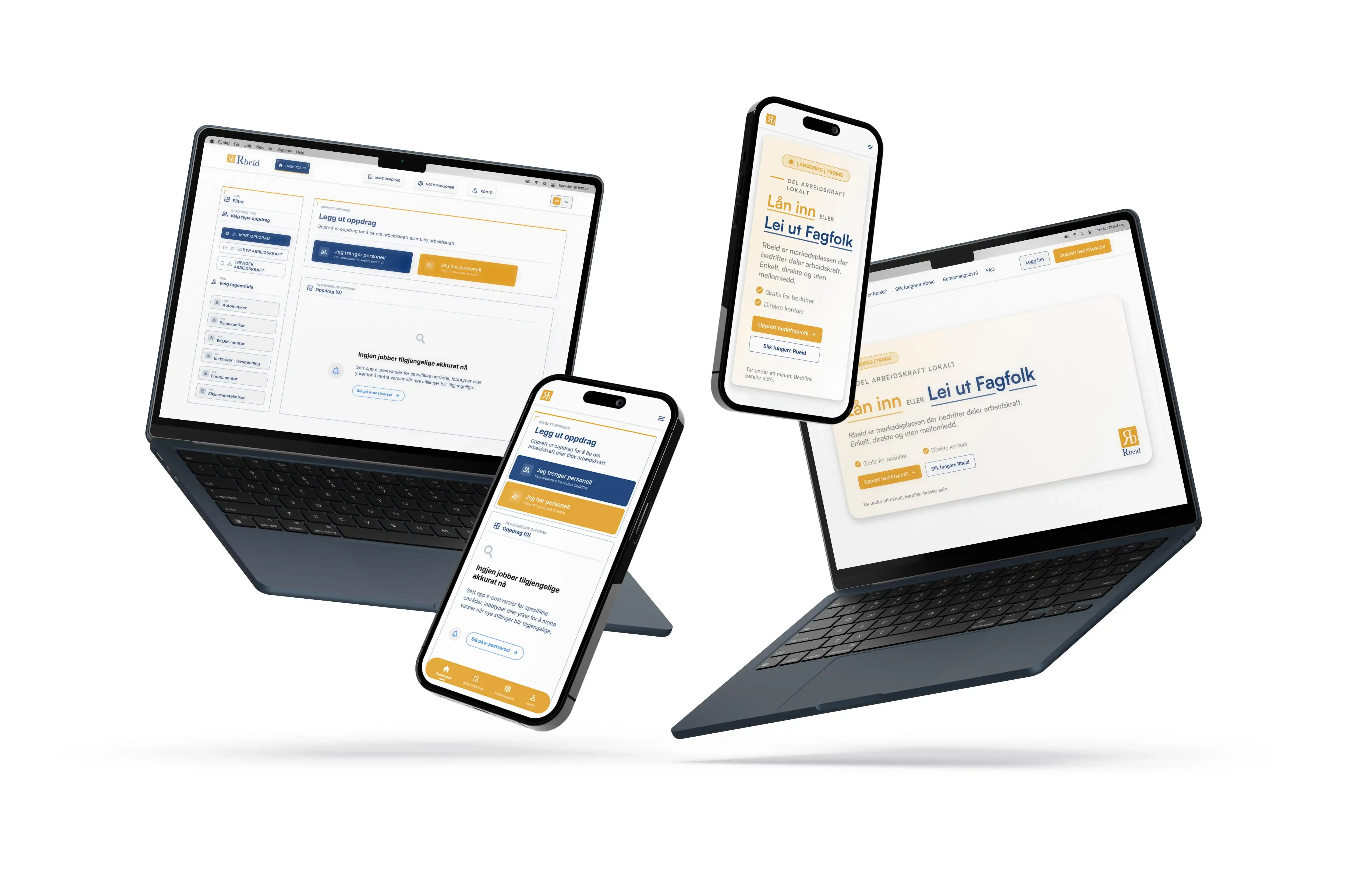 Rbeid brand mockup