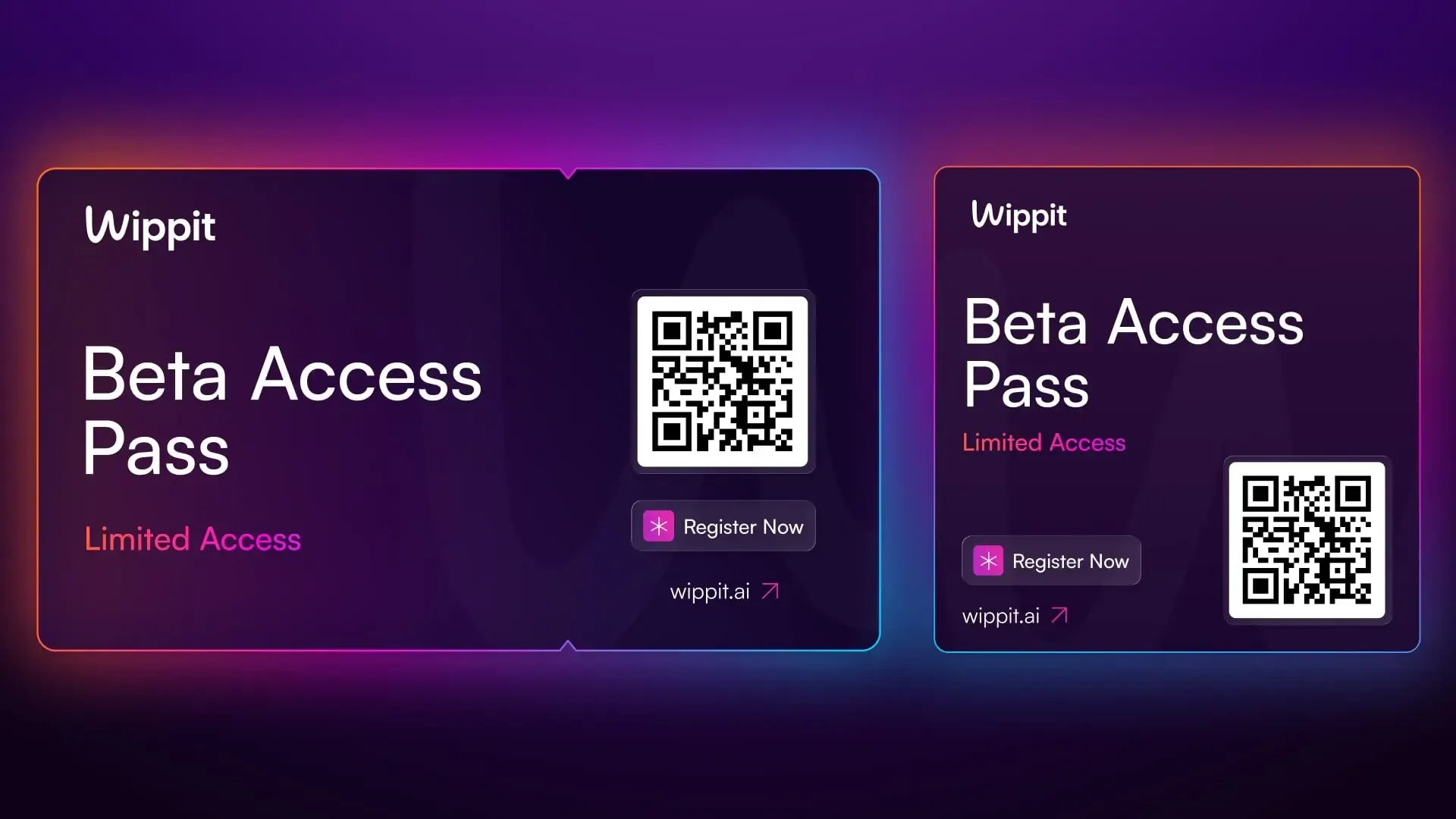 Wippit artwork adapted to multiple aspect ratios